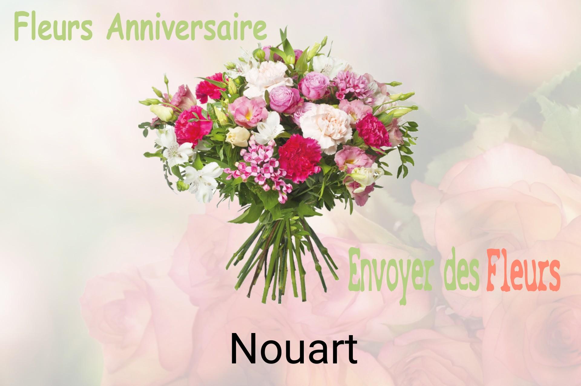 Bouquet de fleurs d’anniversaire livré à Nouart