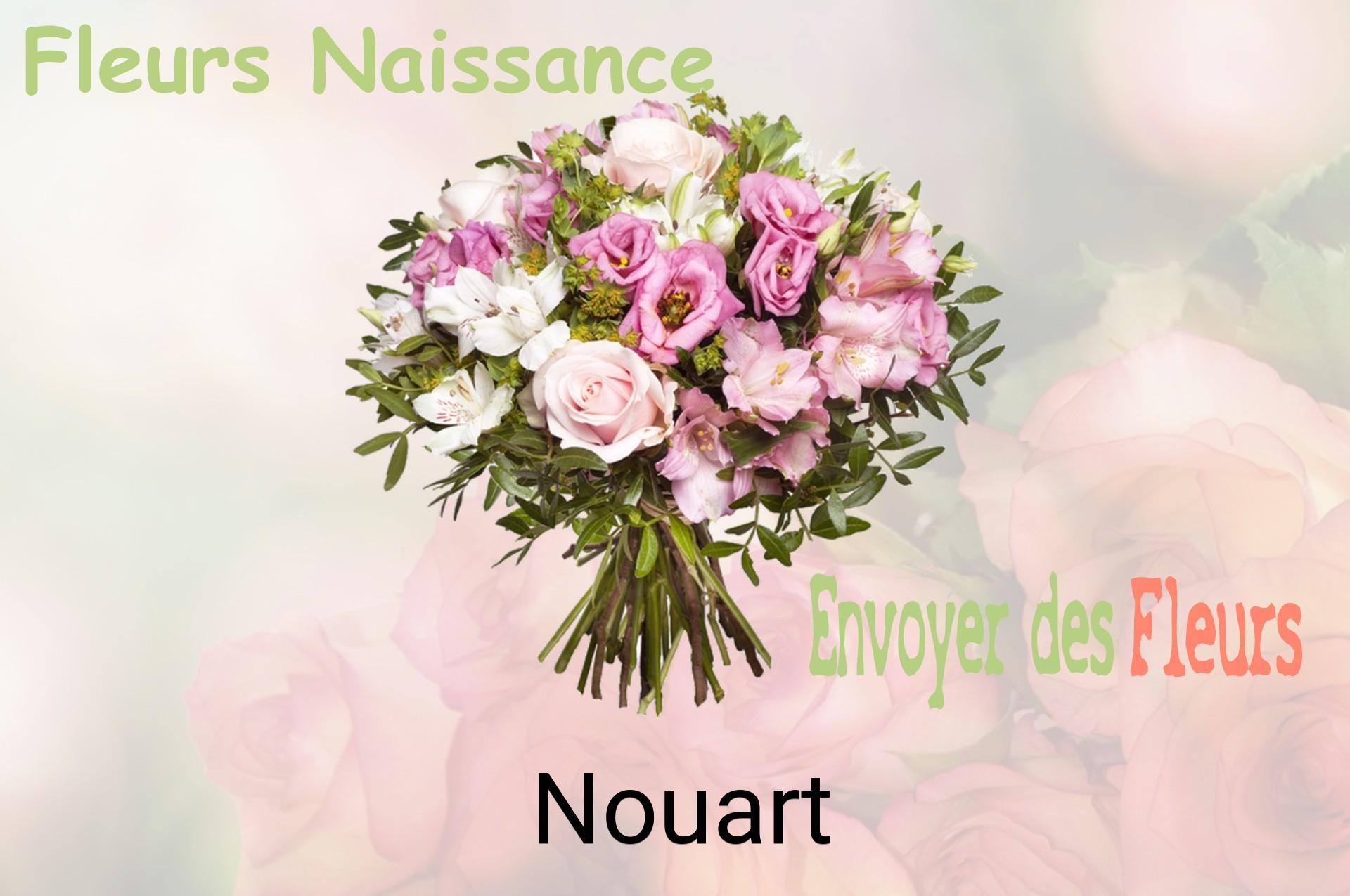Bouquet de fleurs de naissance livré à Nouart
